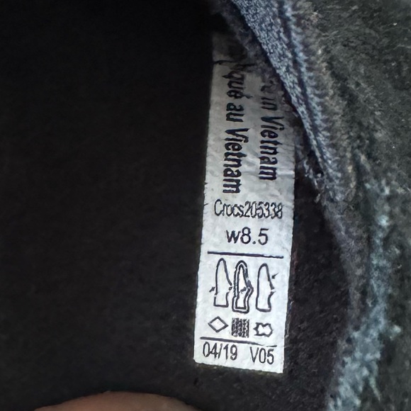 WOMEN'S CROCS LEIGH WEDGE CHELSEA BOOT Size 8.5 - Picture 5 of 5